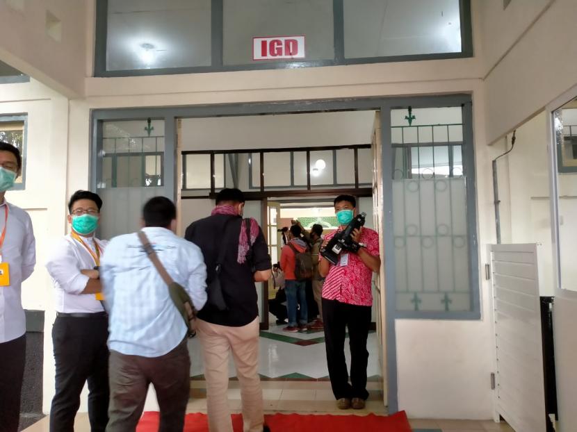 Fasilitas layanan di RS Lapangan di Kawasan Ijen Boulevard, Kota Malang, Rabu (16/12)
