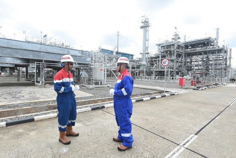 Fasilitas produksi PT  Pertamina EP Asset 4 Donggi Matindok Field di Kabupaten Banggai, Sulawesi Tengah.