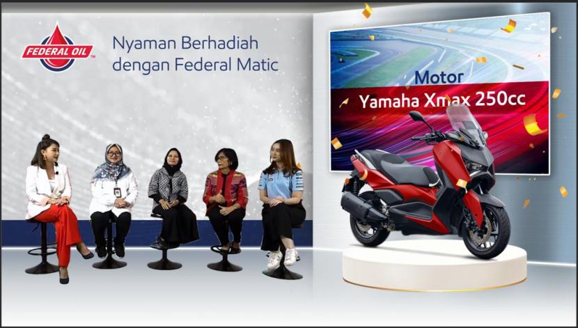 Federal Oil lini  kembali menghadirkan program bertajuk Nyaman Berhadiah 2024 berskala nasional bagi pengguna motor matic di Tanah Air.