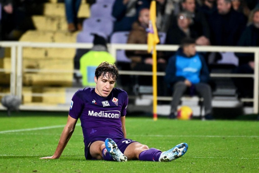 Penyerang muda Fiorentina Federico Chiesa.