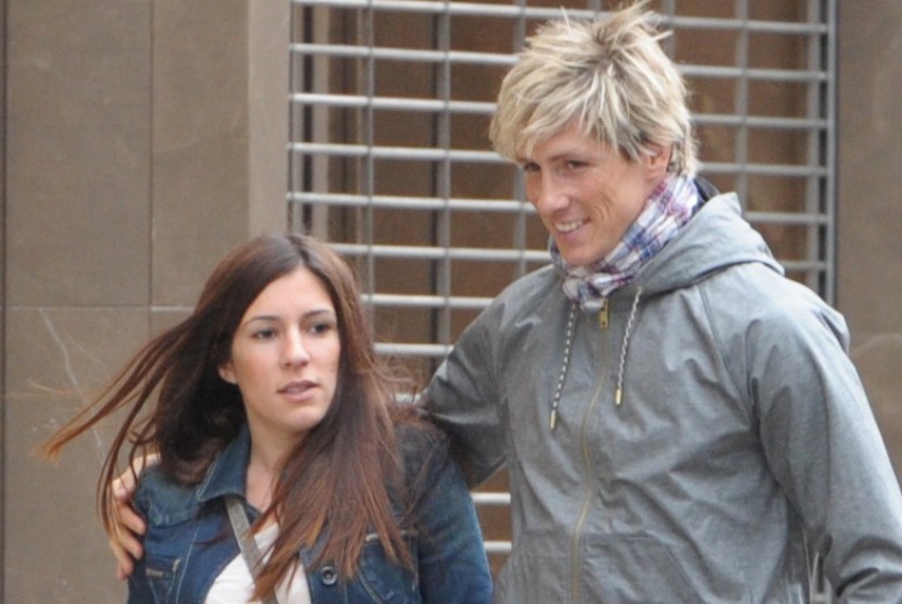 Fernando Torres dan Istri Olalla Dominguez 