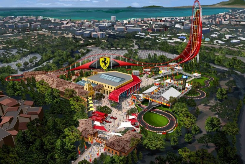 Ferrari Land di Spanyol.