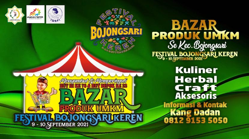 Festival Bojongsari Keren siap digelar di Bojongsari Depok, 9-10 September mendatang.