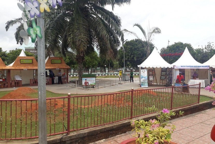  Festival Budaya Nusantara 2017 Kota Tangerang sepi pengunjung.
