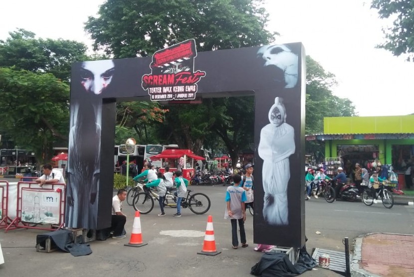 Festival film horor Indonesia Scream Fest 2018 di Keong Emas Taman Mini Indonesia Indah (TMII).