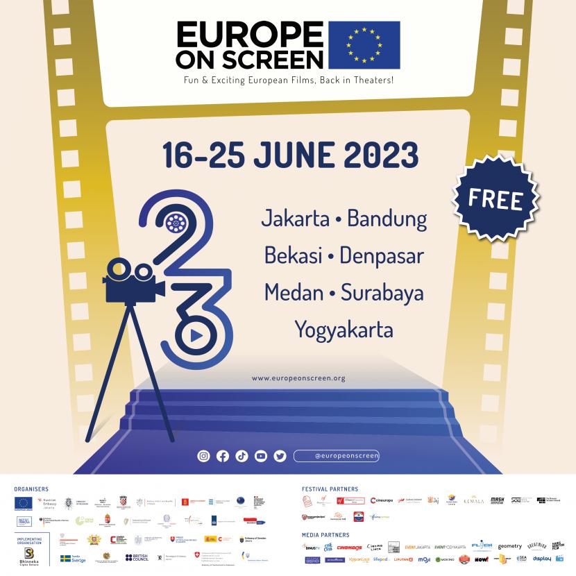 Festival film Uni Eropa bertajuk Europe on Screen (EoS) kembali digelar secara luring. 