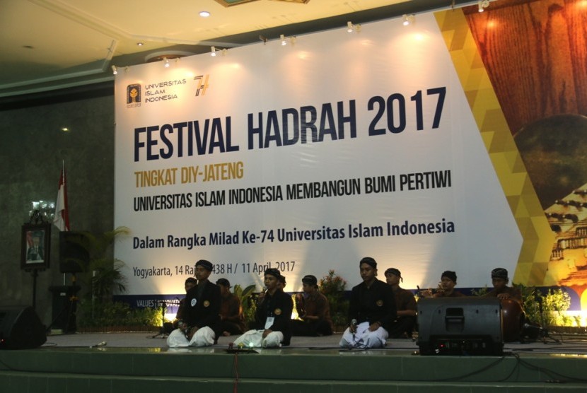 Festival Hadrah di UII Yogyakarta.