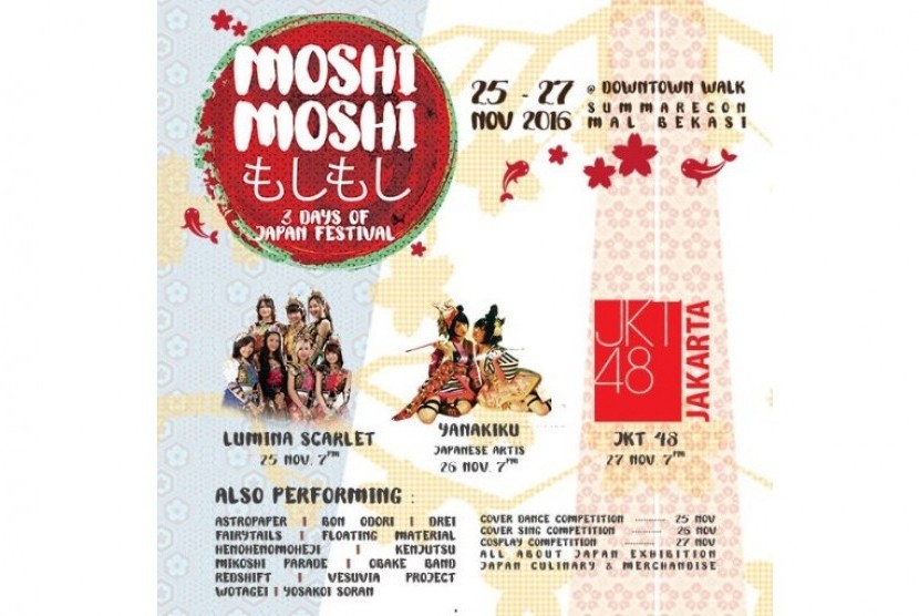 Festival Moshi-Moshi di Summarecon Mal Bekasi