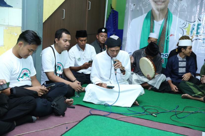 Festival Shalawat dan Musik Islami di Kecamatan Lowokwaru, Kota Malang, Jawa Timur. 