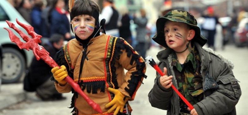 Festival Vevcani di Makedonia.