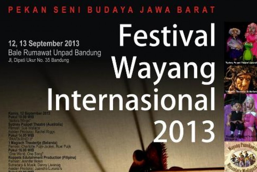 Festival Wayang Internasional Jawa Barat 2013
