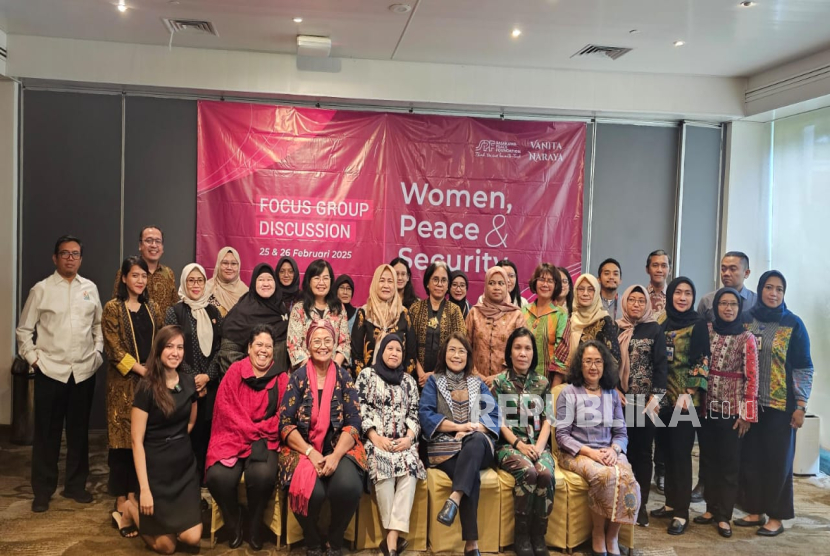 FGD bertajuk Women, Peace, and Security di Jakarta, Selasa (25/2/2025).