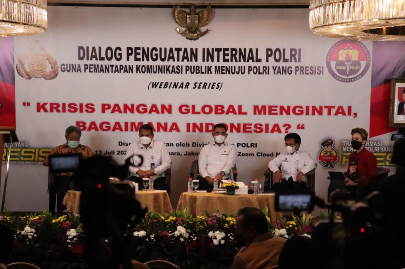 FGD Krisis Pangan Global Mengintai, Bagaimana Indonesia yang digelar Divisi Humas Polri, di Jakarta,