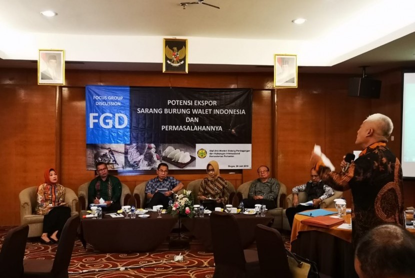 FGD tentang ekspor sarang walet di Bogor pada Jumat 26 Juli 2019