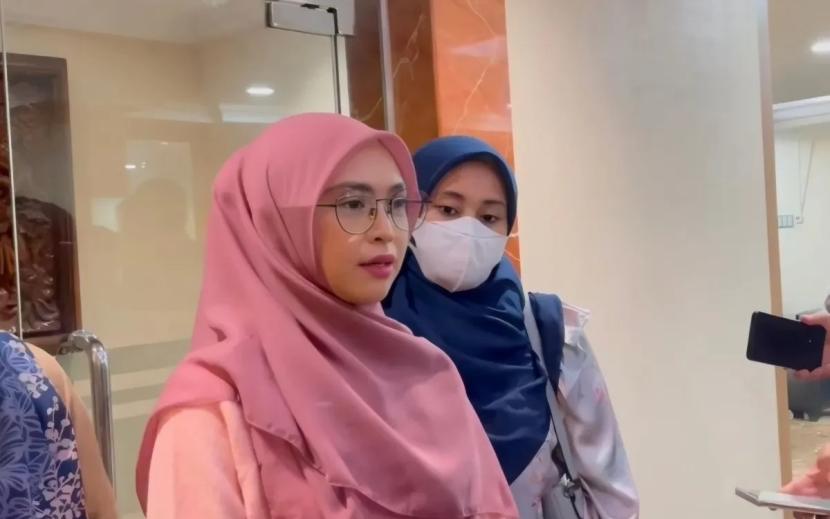 Figur publik Ria Yunita alias Ria Ricis melapor ke Polda Metro Jaya, Senin (11/6/2024).