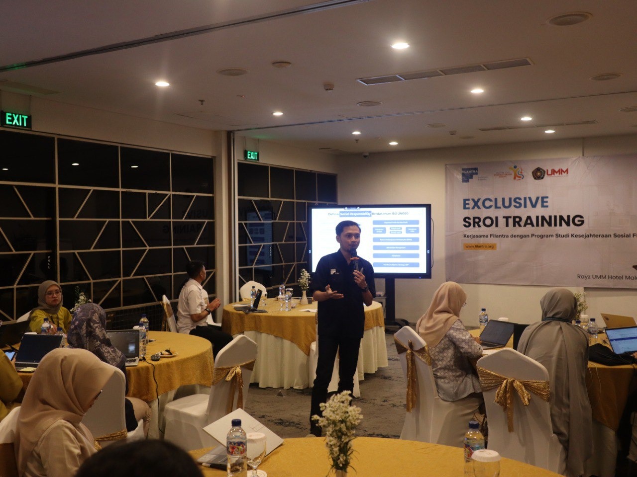 Filantra menggelar Training SROI untuk korporasi pada Rabu (19/02/25) berlokasi di RAYS UMM Hotel Malang