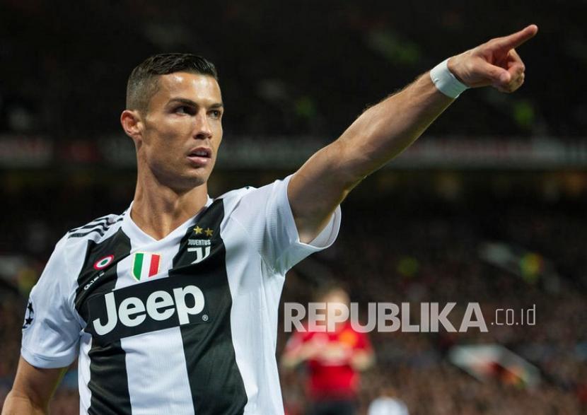 Cristiano Ronaldo saat memperkuat Juventus.