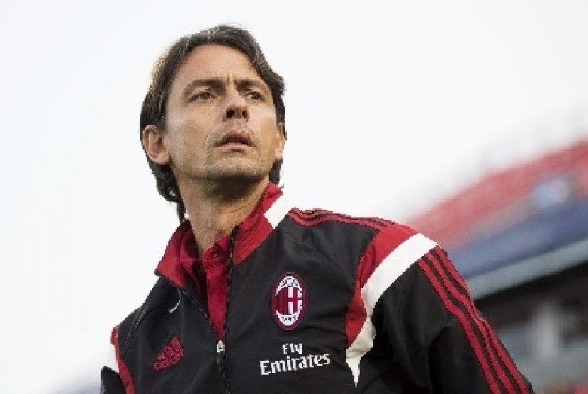 Penyerang legendaris AC Milan, Filippo Inzaghi. 