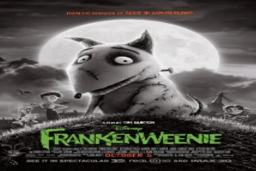 film animasi 'Frankenweenie'