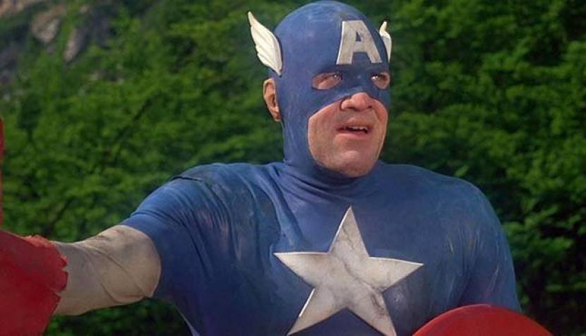 Film Captain America yang dirilis pada 1990.