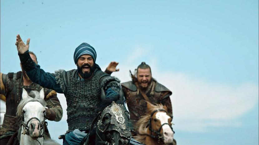 Film Kurulus Osman yang bercerita pendirian Kekaisaran Ottoman melawanKekaisaran Mongol dan Bizantium. 