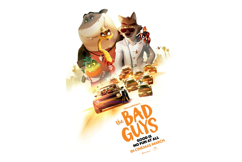 Film The Bad Guys, tayang mulai Jumat, 25 Maret 2022, di bioskop Indonesia.