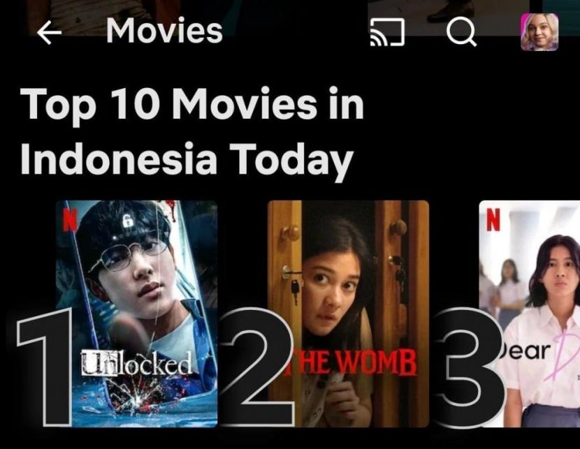  Film Unlocked mendapatkan popularitas tinggi di Netflix berbagai negara termasuk Indonesia. 