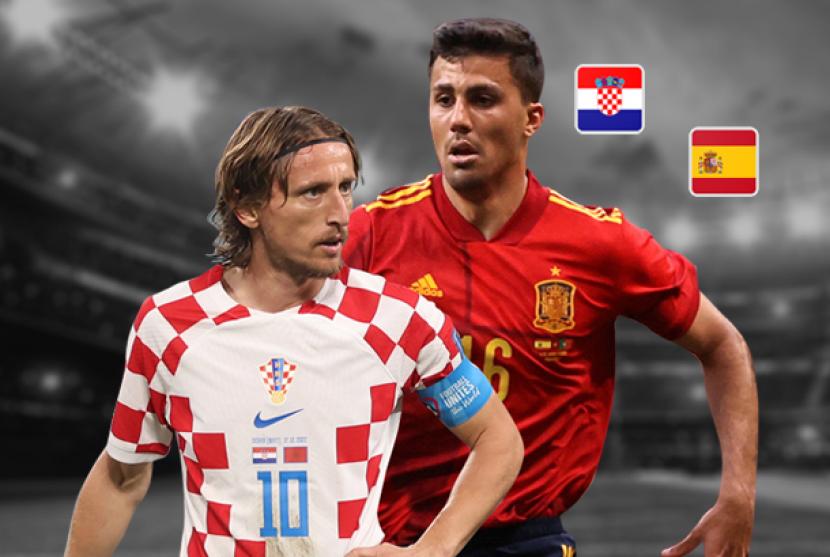 Infografis Final UEFA Nations League Kroasia Vs Spanyol: Peluang Trofi ...