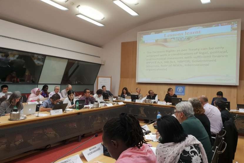 First Meeting of the Ad Hoc Technical Experts Group on Farmers’ Rights  di Roma, Itali, 11 hingga 14 September 2018