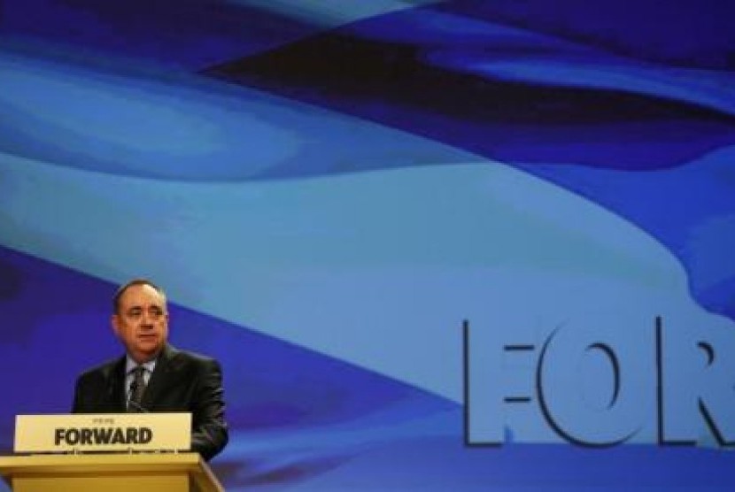First Minister Skotlandia Alex Salmond