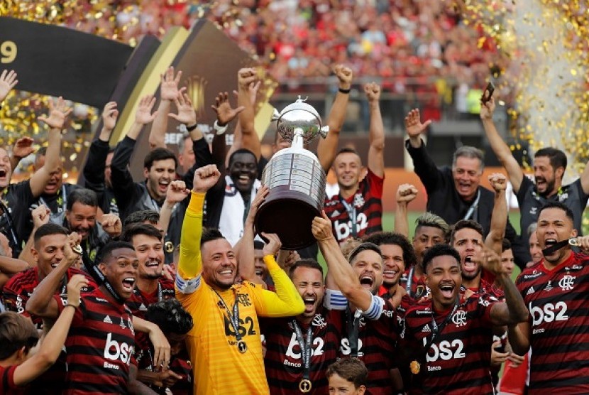 Flamengo menjadi juara Cipa Libertadores edisi sebelumnya.