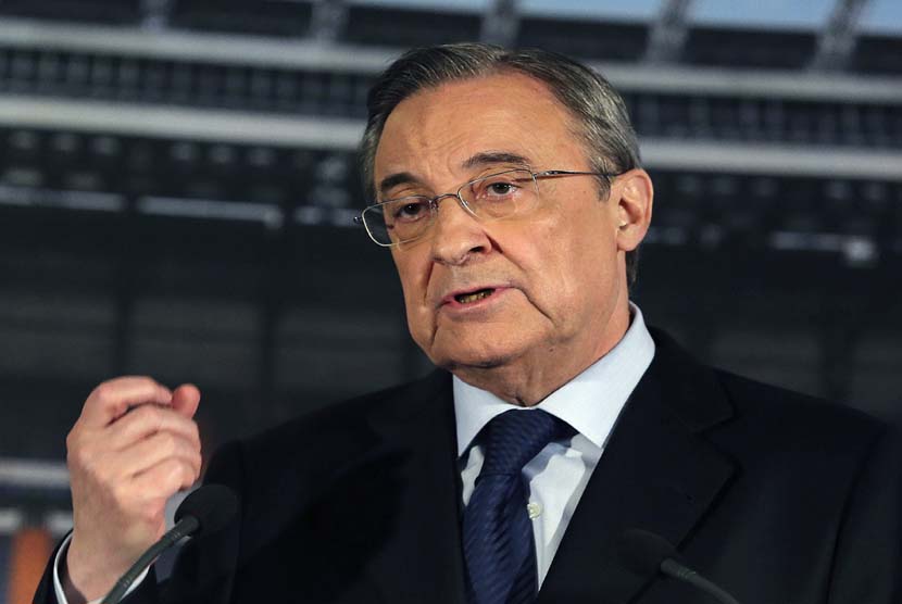 Presiden Real Madrid Florentino Perez 