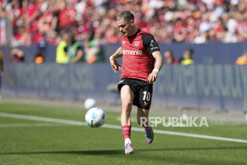 Florian Wirtz, pemain andalan Bayer Leverkusen yang memilih hijrah ke Liverpool.