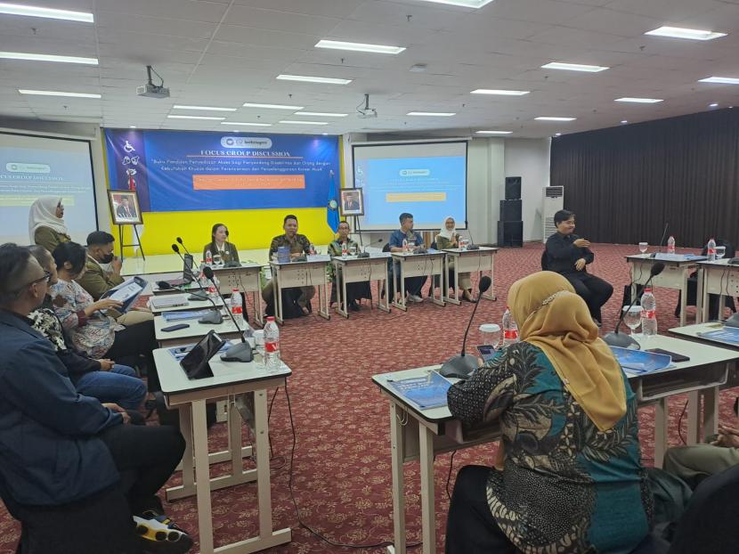 Focus Group Discussion (FGD) yang diselenggarakan di Aula Gedung Ciremai Politeknik Pariwisata NHI Bandung, Jumat (16/6/2023).