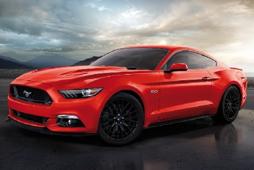 Ford Mustang. ILustrasi