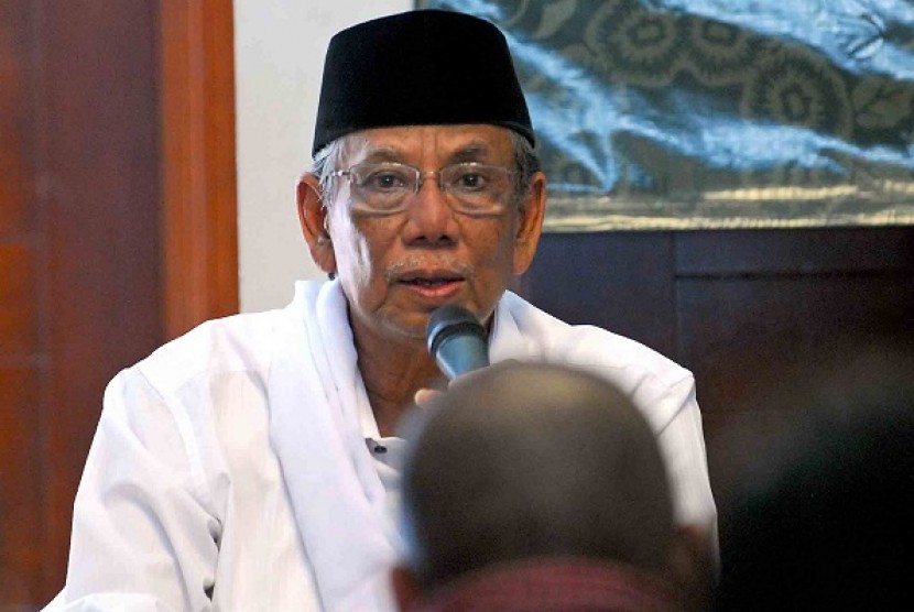 Former chairman of the Nahdatul Ulama (PBNU), Hasyim Muzadi (file photo)