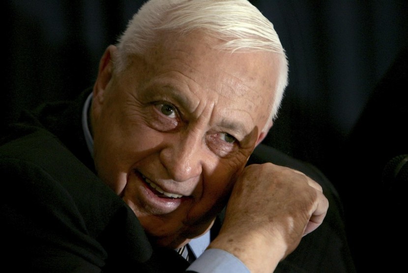 Former Israeli prime minister Ariel Sharon in 2005 (file photo)