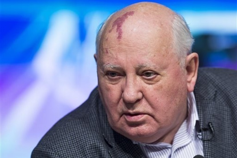 Former Soviet President Mikhail Gorbachev (file photo) 