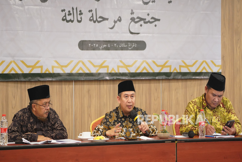 Forum Halaqah Review Draf 1 Standar Mutu Marhalah Tsaniyah dan Tsalisah yang digelar di Tangerang pada 2-5 Juni oleh Kementerian Agama RI.