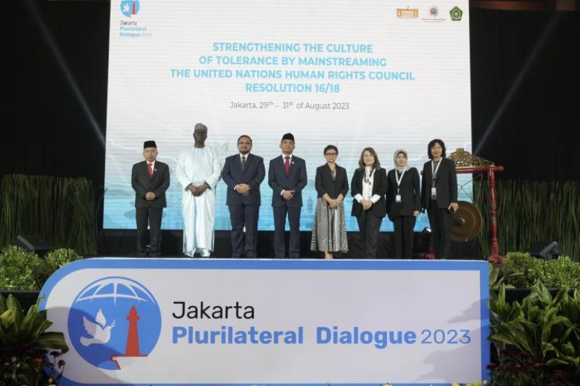Forum Jakarta Plurilateral Dialogue resmi dibuka di Jakarta pada Selasa (29/8/2023).