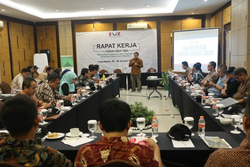 Forum Zakat mengadakan Rapat Kerja Tahun 2020 di Hotel Kaliurang Yogyakarta pada Rabu dan Kamis (29-30/1). 