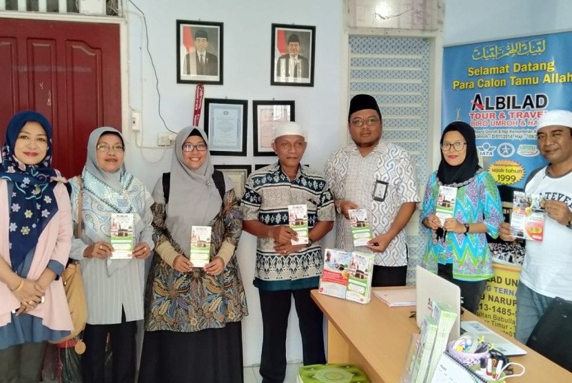 Foto bersama Manajemen Albilad Maluku Utara dan Tim Monitoring Kanwil Agama Provinsi Maluku Utara.