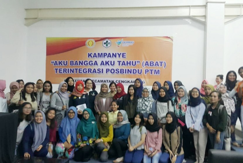 Foto bersama peserta setelah berlangsungnya kegiatan ABAT HIV AIDS.