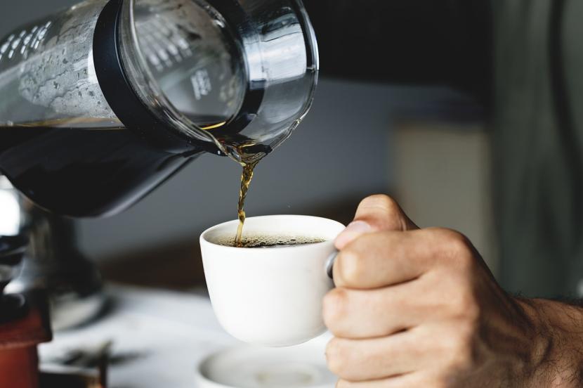 Manfaat minum kopi padapagi hari. (ilustrasi)