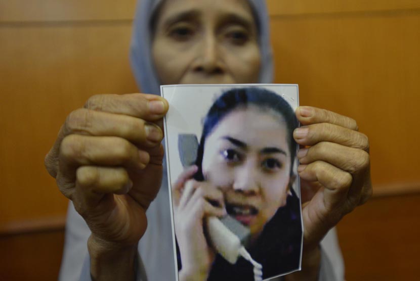 Foto tenaga kerja wanita (tkw) yang terancam hukuman mati.