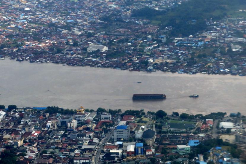 Hujan lebat guyur Samarinda hingga sebabkan banjir. Ilustrasi lanskap Kota Samarinda 