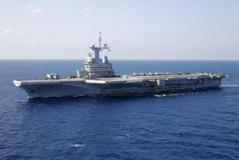 France's flagship Charles de Gaulle aircraft carrier entered the Persian Gulf Feb. 15 and could soon begin strikes on the Islamic State in Iraq and Syria. 