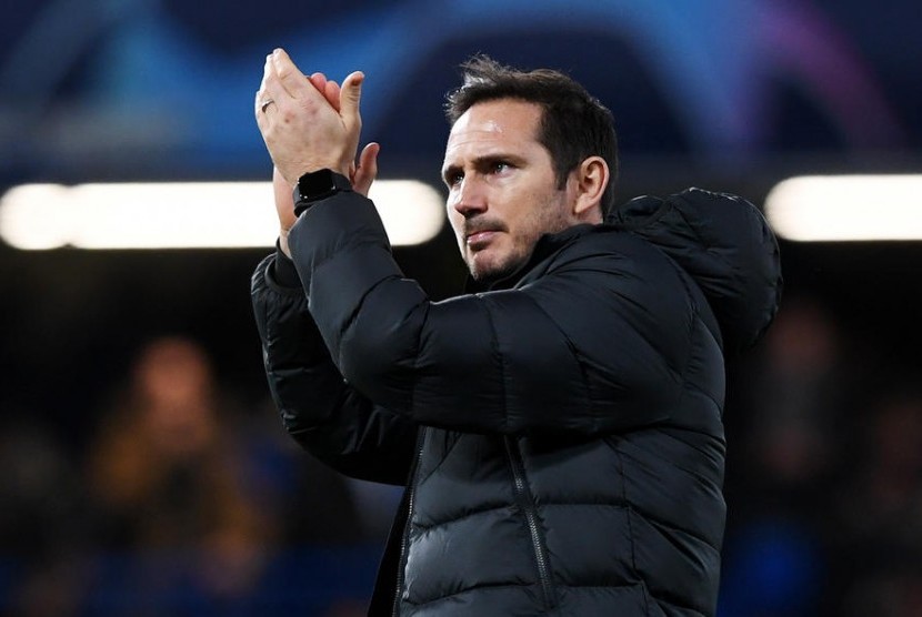 Pelatih Chelsea, Frank Lampard. 