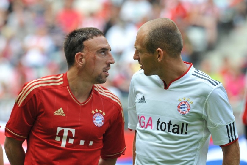Frank Ribery dan Arjen Robben