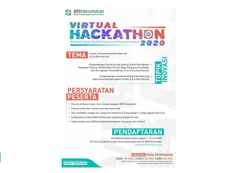 Gaet Milenial, BPJS Kesehatan Gelar Virtual Hackathon